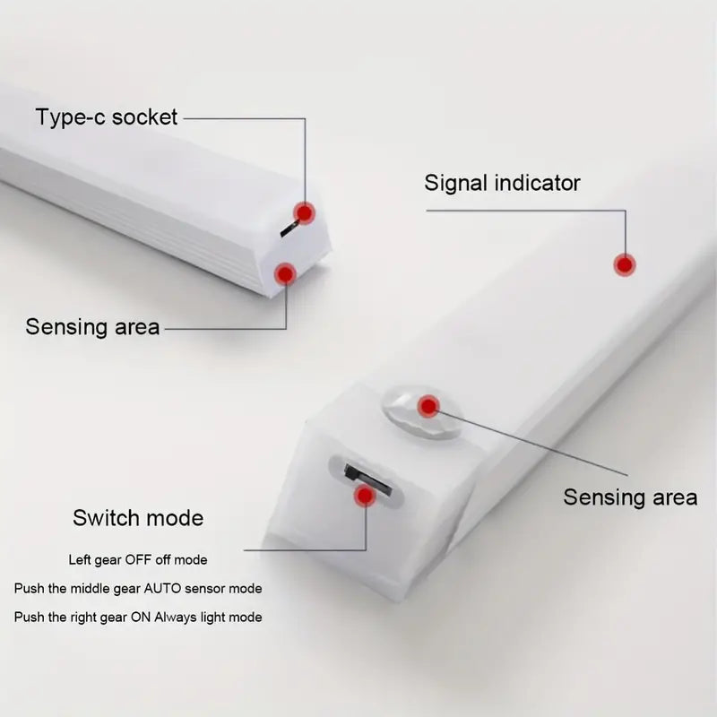 "Luz LED con sensor de movimiento — instalación Sencilla"